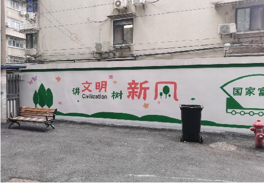 白水社区墙绘